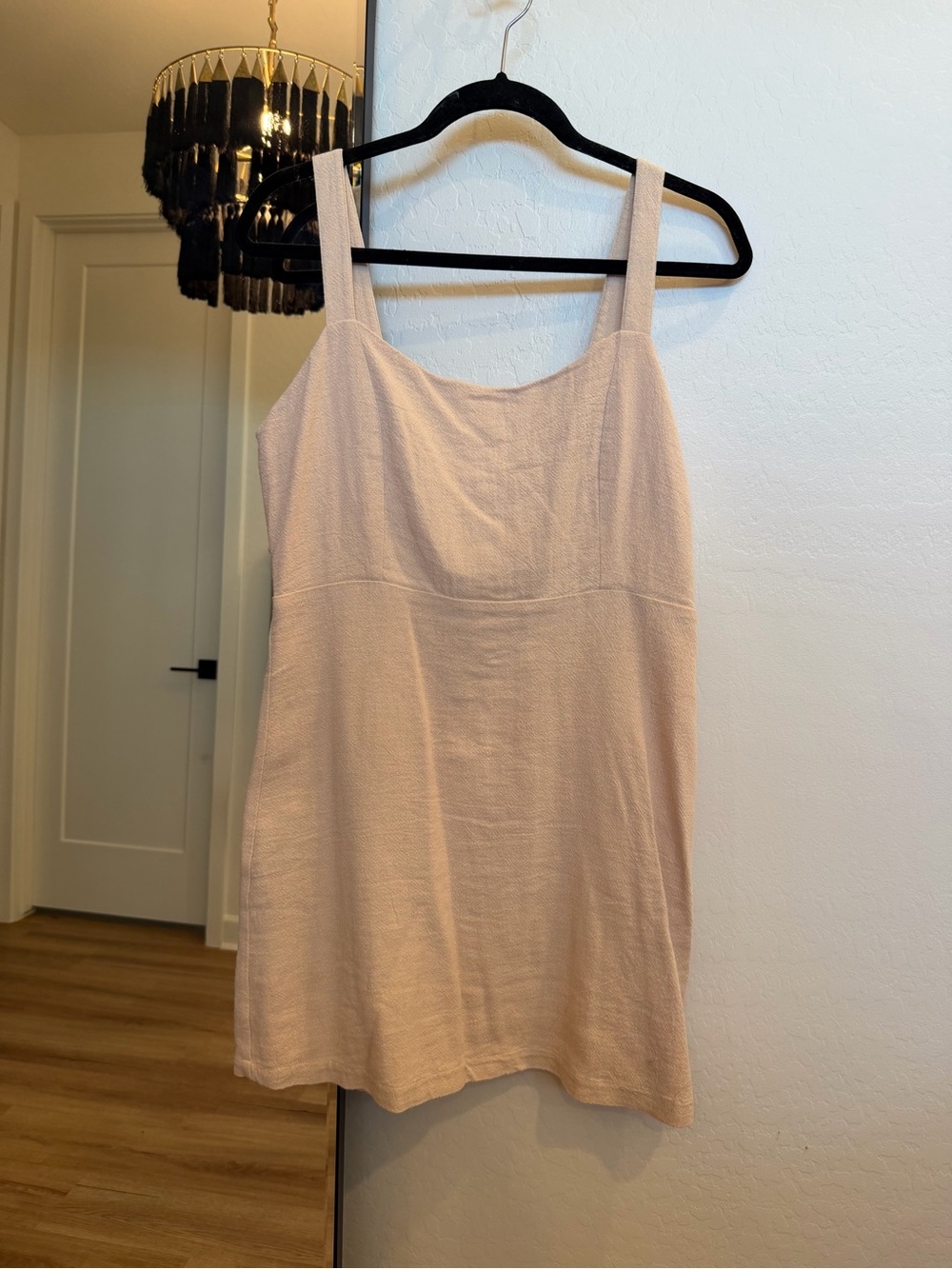 Free People Soft Blush Pink Mini Dress
